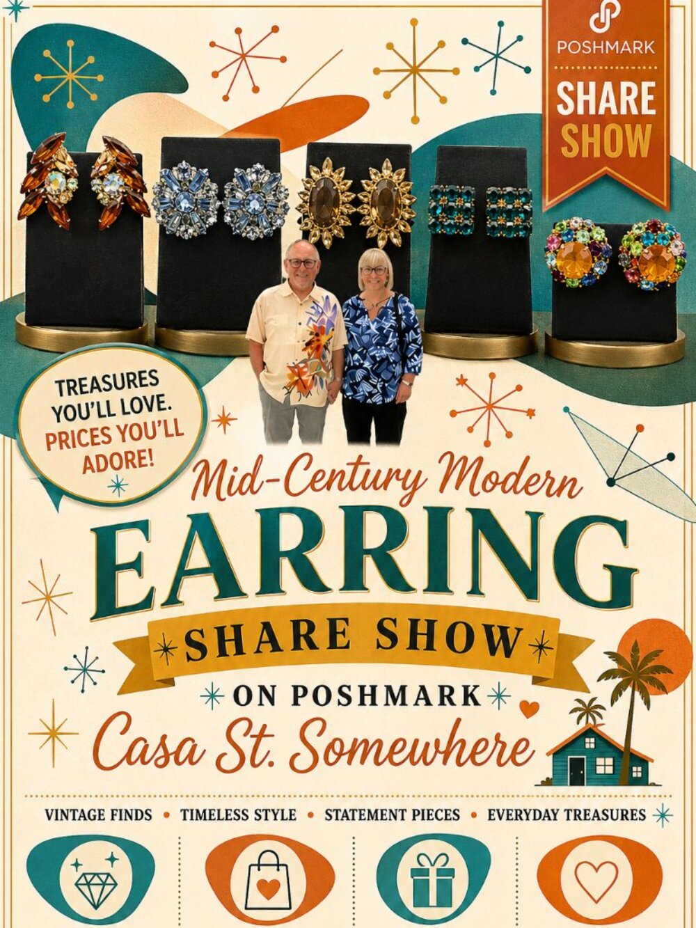 July 8 EARRING SHARE SHOW FLYER